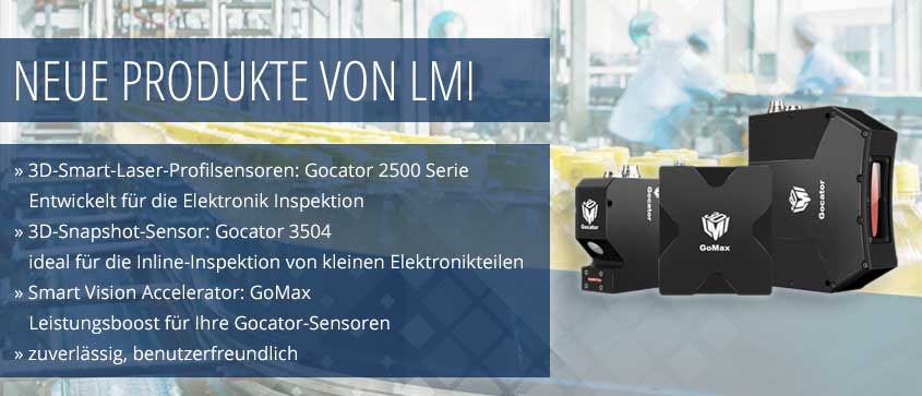 Titelbild Beitrag zu LMI Technologies Gocator 2500 3504 und GoMax