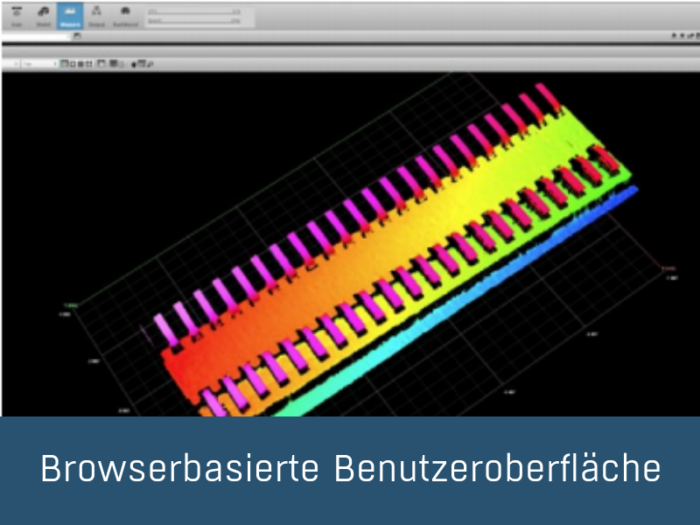 LMI Technologies Gocator 3504 Benutzeroberfläche