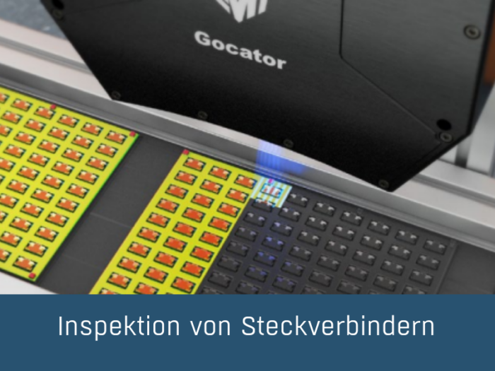 Inspektion von Steckverbindern mit dem LMI Gocator 3504