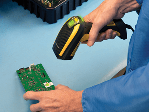 Datalogic PowerScan 9501 Serie Handscanner in der Produktion
