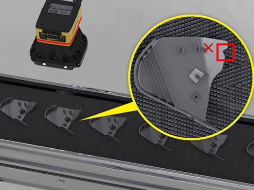 Cognex Inspektion Short-Shot-Inspection