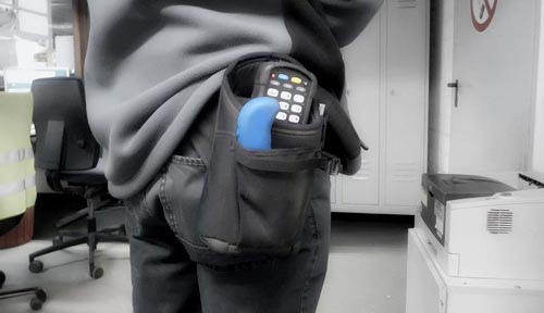 Einsatzgebiet Holster fuer mobiles Terminal Einsatzgebiet Holster fuer mobiles Terminal