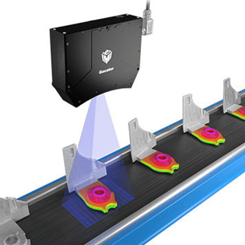 LMI Technologies Gocator G2 Snapshot Sensor auf der Produktionslinie