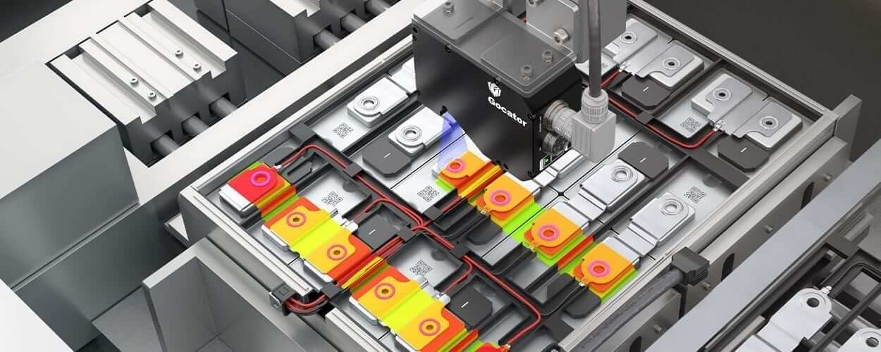 LMI Gocator 3D-Bildverarbeitung Automotive Einsatzgebiet Inspektion Autobatterien Inspektion der Modul- und Packmontage