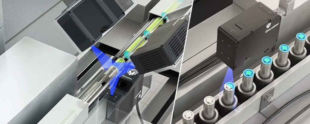 LMI Gocator 3D-Bildverarbeitung Automotive Einsatzgebiet Inspektion Autobatterien Oberflaecheninspektion zylindrische Zelle