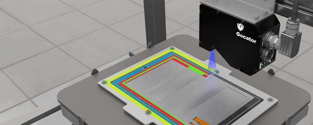 LMI Gocator 3D-Bildverarbeitung Elektronikindustrie Einsatzgebiet Kleberaupeninspektion