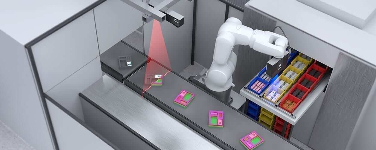 LMI Gocator 3D-Bildverarbeitung Logistik Einsatzgebiet Pick and Place Roboter